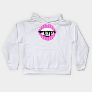 A Xi D Pink Lips Kids Hoodie